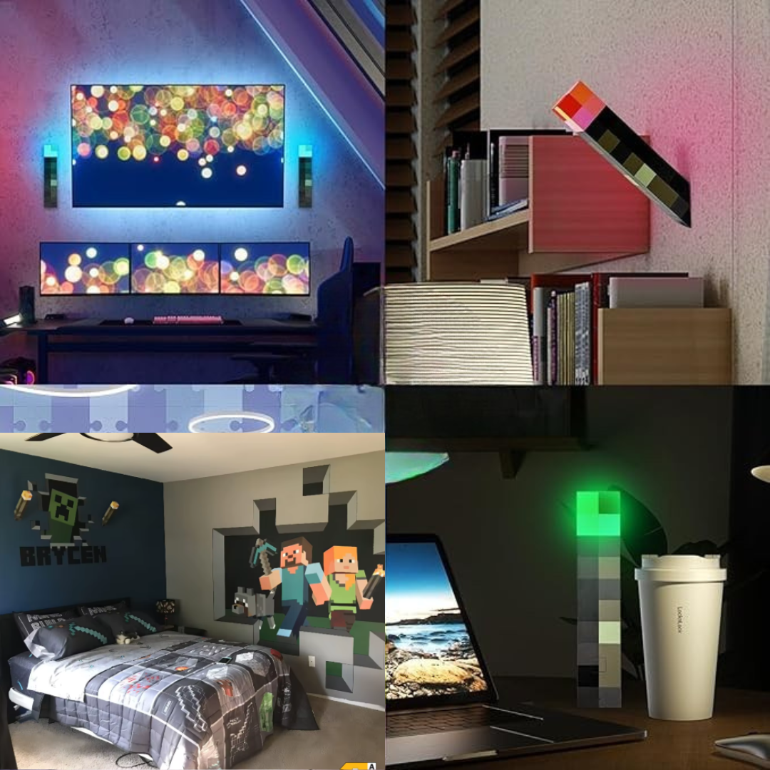 Pixel Torch Night Light